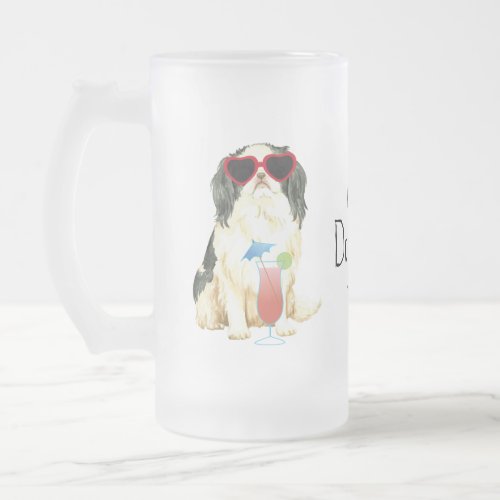 Summer Japanese Chin Frosted Glass Beer Mug