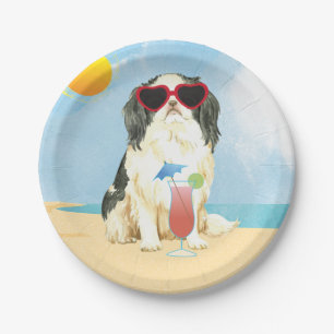 Summer Japanese Chin Paper Plate