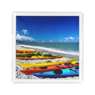 Summer Kayaking Acrylic Tray