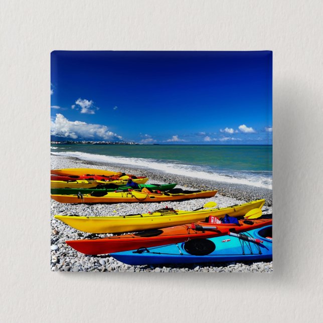 Summer Kayaking Button (Front)