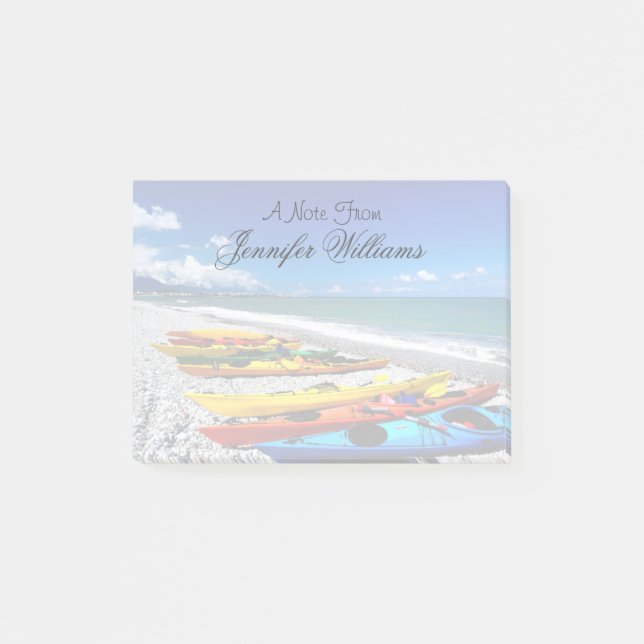 Summer Kayaking Post-it Notes (Front)