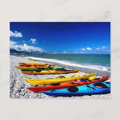 Summer Kayaking Postcard