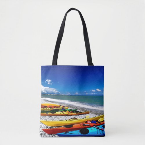 Summer Kayaking Tote Bag