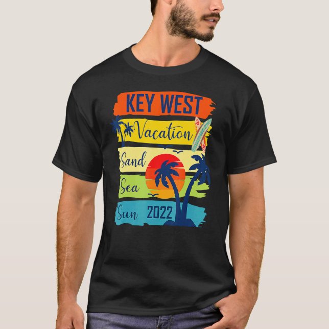 Summer Key West Florida Beach Vacation 2022 Matchi T-Shirt (Front)