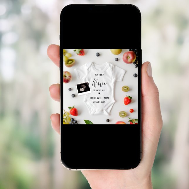 Summer Kiwi Pregnancy Announcement (Front Digital)