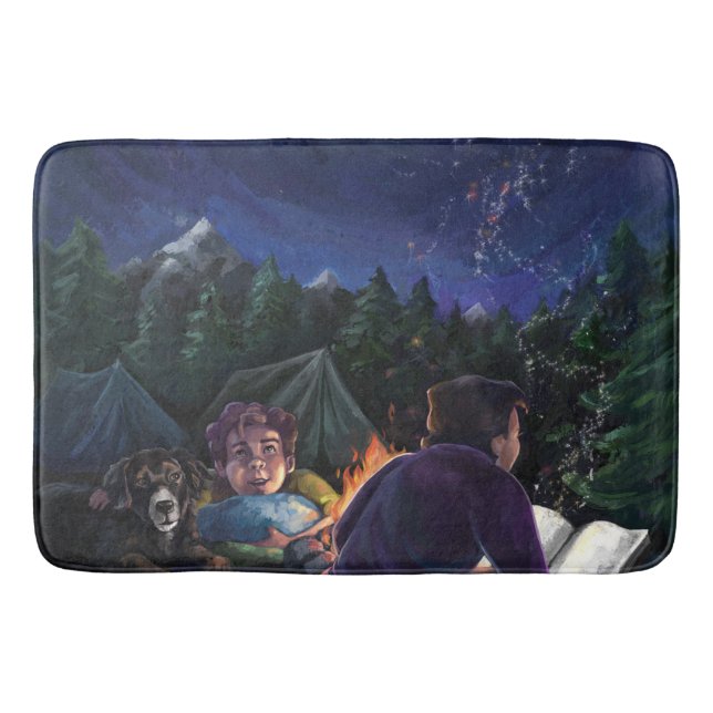 Summer Knights Art Bathroom Mat (Front)