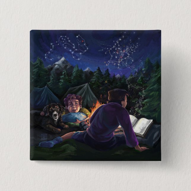 Summer Knights Button (Front)