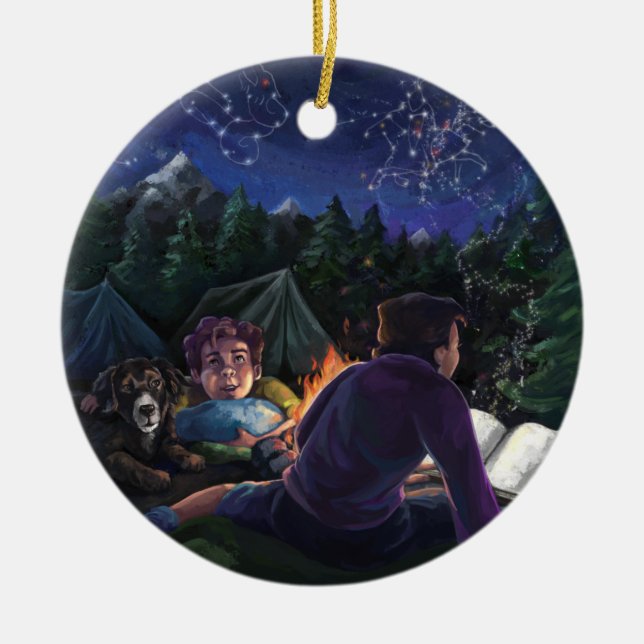 Summer Knights Ceramic Ornament (Front)