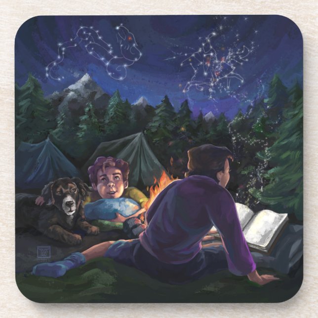 Summer Knights Drink Coaster (Front)