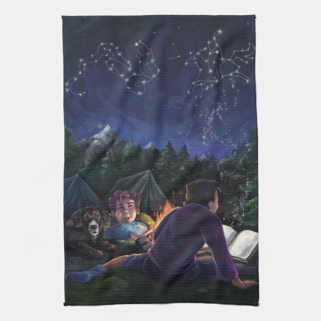 Summer Knights Kitchen Towel (Vertical)