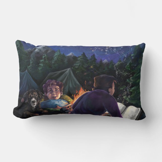 Summer Knights Lumbar Pillow (Front)