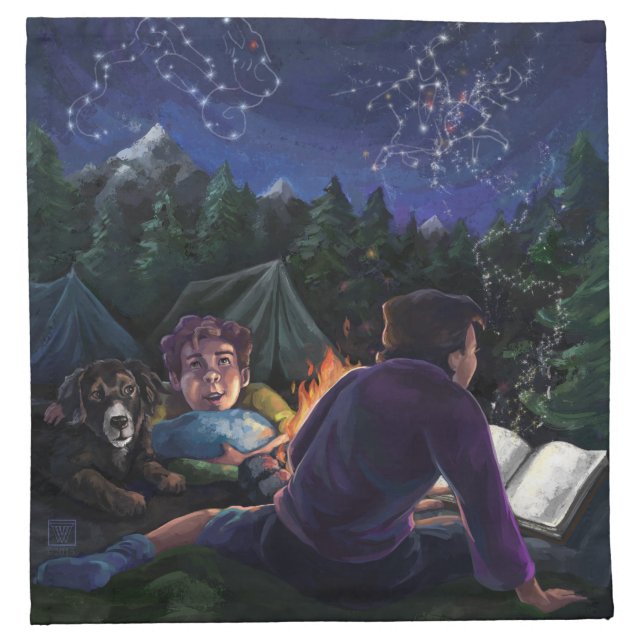 Summer Knights Napkin (Front)