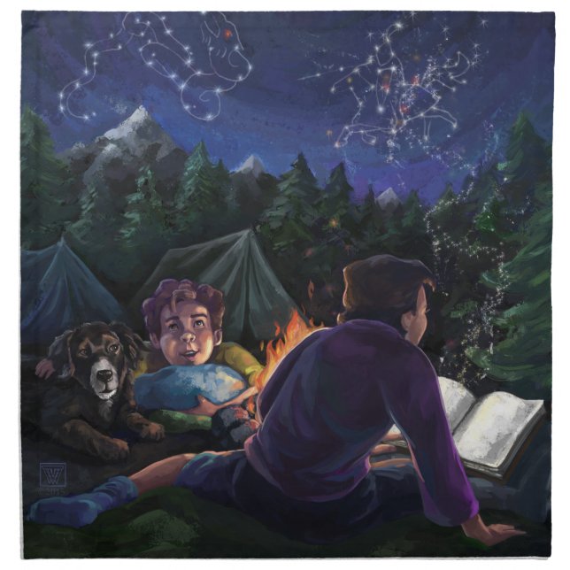 Summer Knights Napkin (Front)