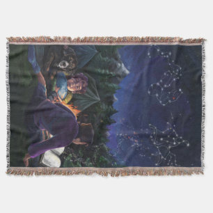 Summer Knights Throw Blanket