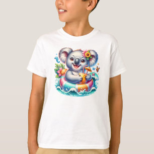 Summer Koala Sublimation Clipart T-Shirt