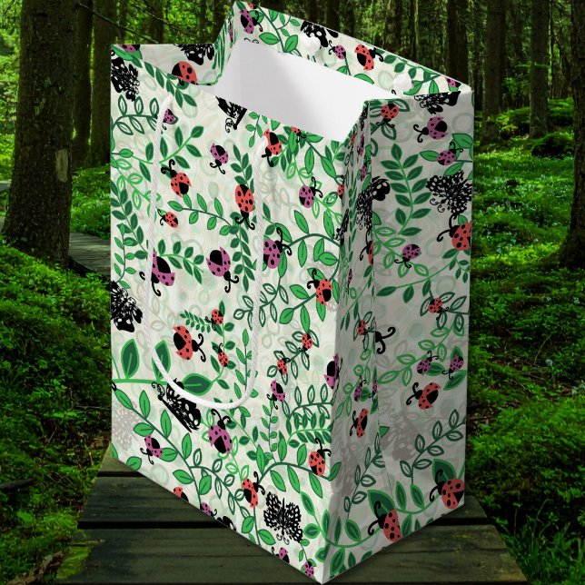 Summer - Lady Bugs, Butterflies Leaves Gift Bag (Summer - Lady Bugs, Butterflies Leaves Gift Bag)