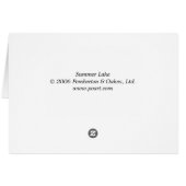 Summer Lake Cards (Back Horizontal)