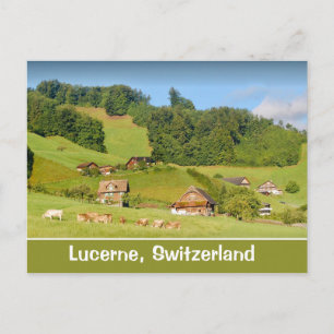 Summer Landscape in Switzerland Postcard