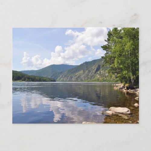 Summer Landscape With River Postcard