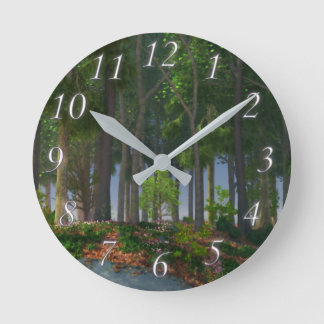 Summer Leaves Clock
