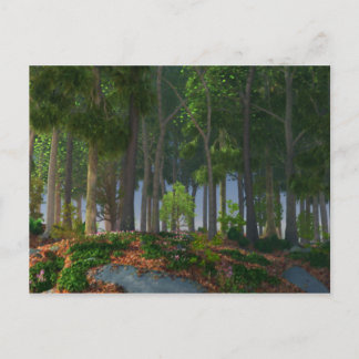 Summer Leaves Postcard