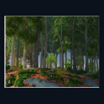 Summer Leaves Postcard