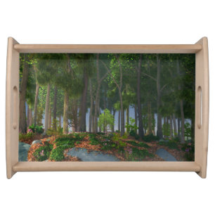 Summer Leaves Serving Tray