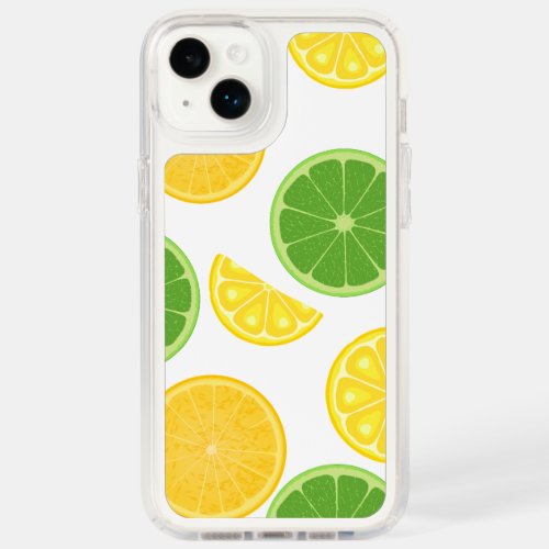 summer lemon fruits speck iPhone 14 plus case