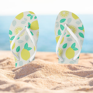 Lemon Sandals & Flip Flops | Zazzle