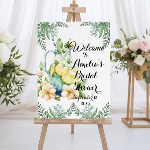 Summer Lemonade Bridal Shower Welcome Sign