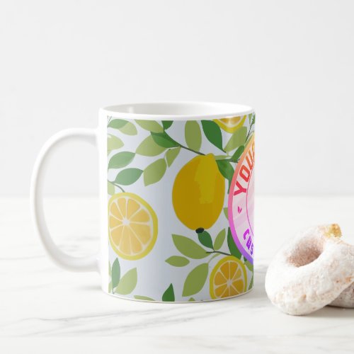Summer Lemons Coffee Mug