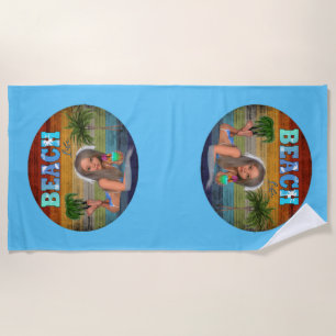 Summer Life at The Beach Beach Towel