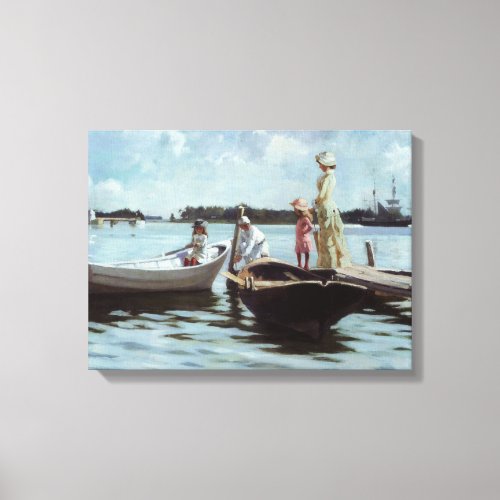 Summer Life in the Islelets by Albert Edelfelt Canvas Print