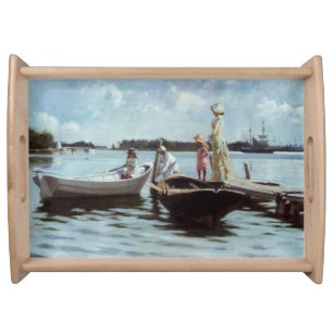 Summer Life in the Islelets (by Albert Edelfelt) Serving Tray