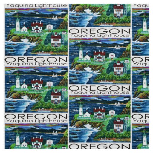 Summer Lighthouse Color Fabric