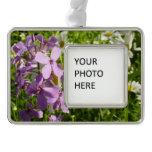 Summer Lilac and Daisies Christmas Ornament
