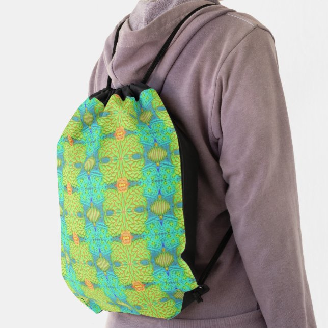Summer Lime Drawstring Bag (Insitu)