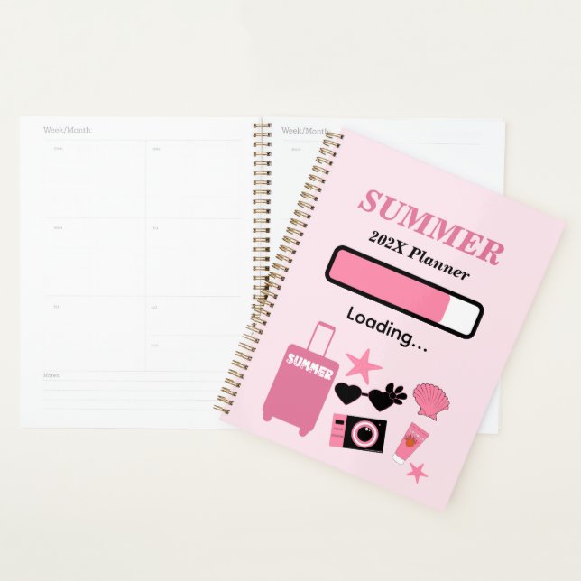 Summer Loading Pink Summer Planner (Display)