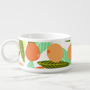 Summer Loquat Fruits Greenery      Bowl