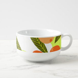Summer Loquat Fruits Greenery     Soup Mug