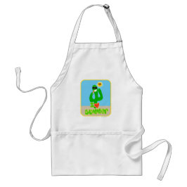 Summer Love Cute Cactus Cartoon Slogan Adult Apron