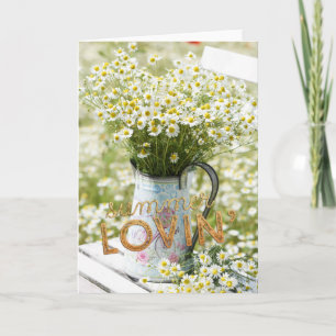 Summer Love Field Wild Flowers + Text Card