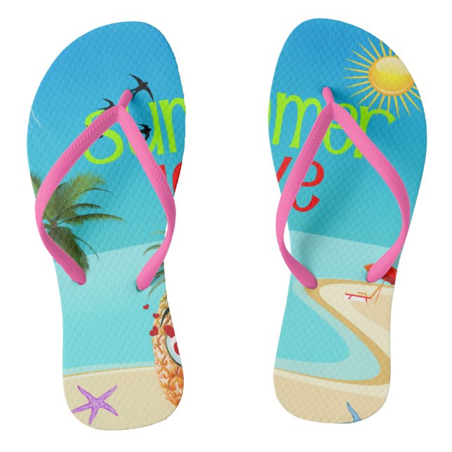 SUMMER LOVE FLIP FLOPS (Footbed)