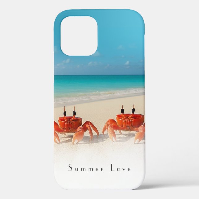 Summer Love — iPhone 12 Tough Case 2 Crabs (Back)