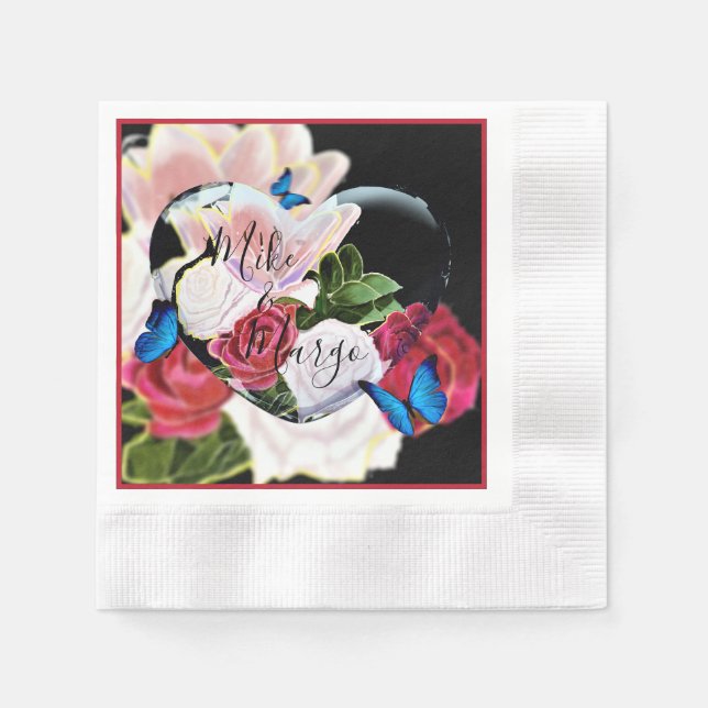 Summer Love Is In The Air Napkins (Front)