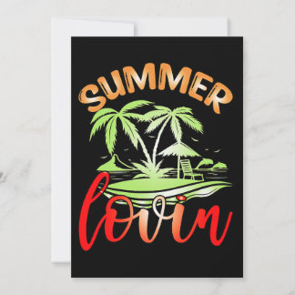 Summer Lovin Summer Break Invitation