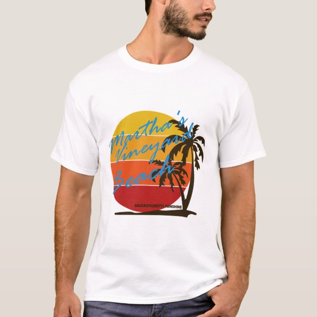 Summer Martha's Vineyard- Massachusetts  T-Shirt (Front)