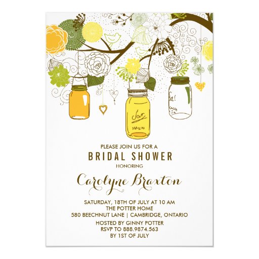 Summer Bridal Shower Invitations 2