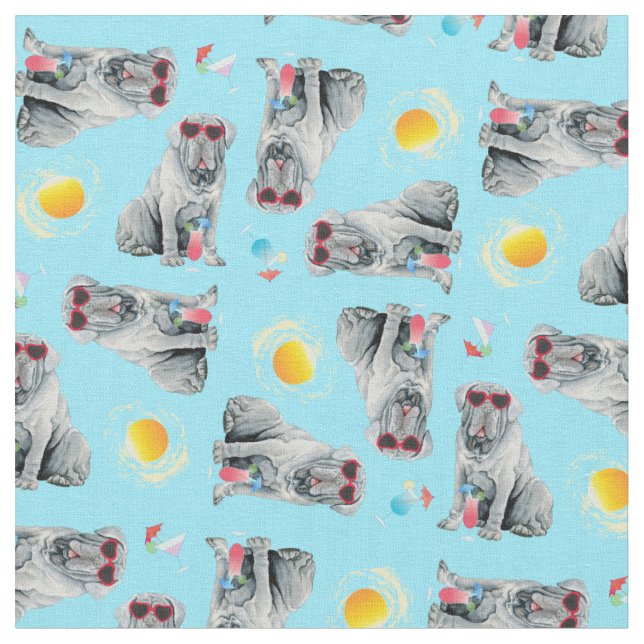 Summer Mastino Fabric (Close Up)