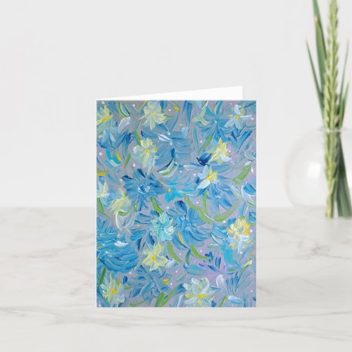 Summer Meadow Floral Note Card